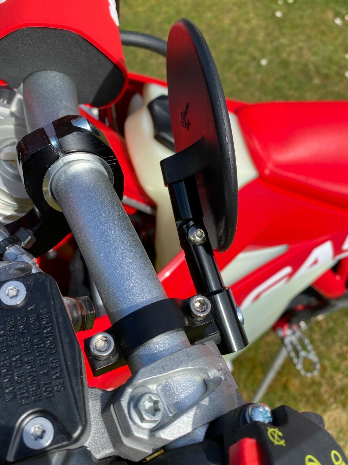 1 x Lenkerendenspiegel BERKON 8799 Supermoto Enduro Naked Bike