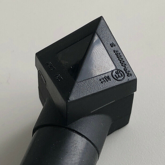 LED Mini Blinker RHOMB schwarz Alu dunkel getönt E-geprüft Universal Motorrad