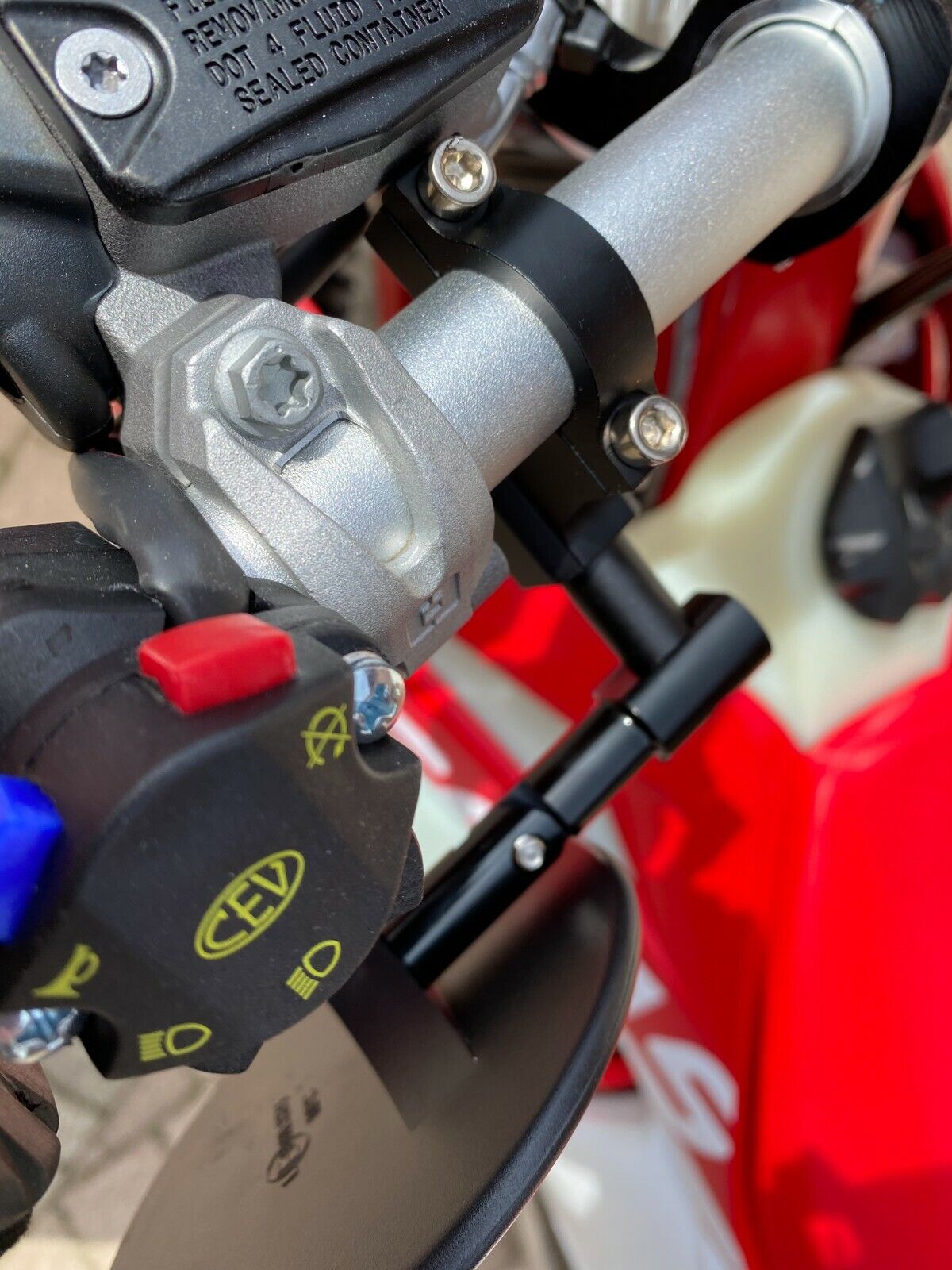 1 x Lenkerendenspiegel BERKON 8799 Supermoto Enduro Naked Bike
