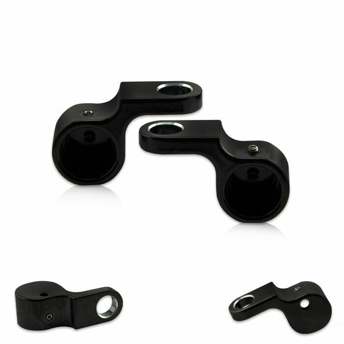 2 x Einbaugehäuse CNC für Blinker und Blinkerkombinationen ZERO horizontale Mont