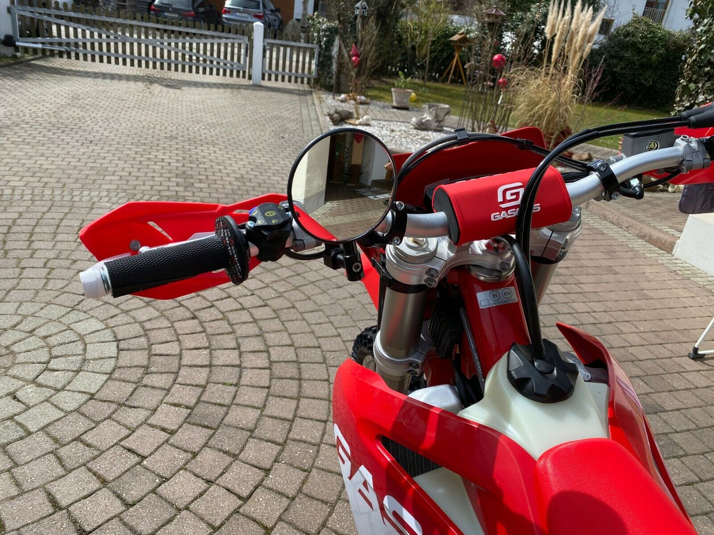 1 x Lenkerendenspiegel BERKON 8799 Supermoto Enduro Naked Bike