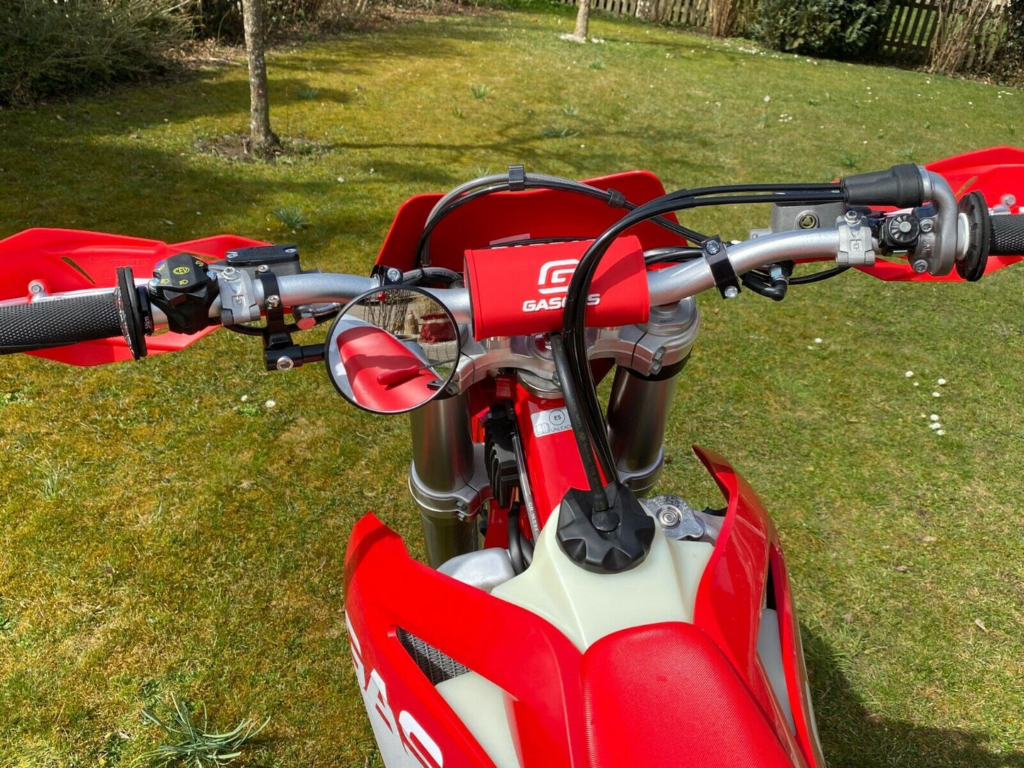 1 x Lenkerendenspiegel BERKON 8799 Supermoto Enduro Naked Bike