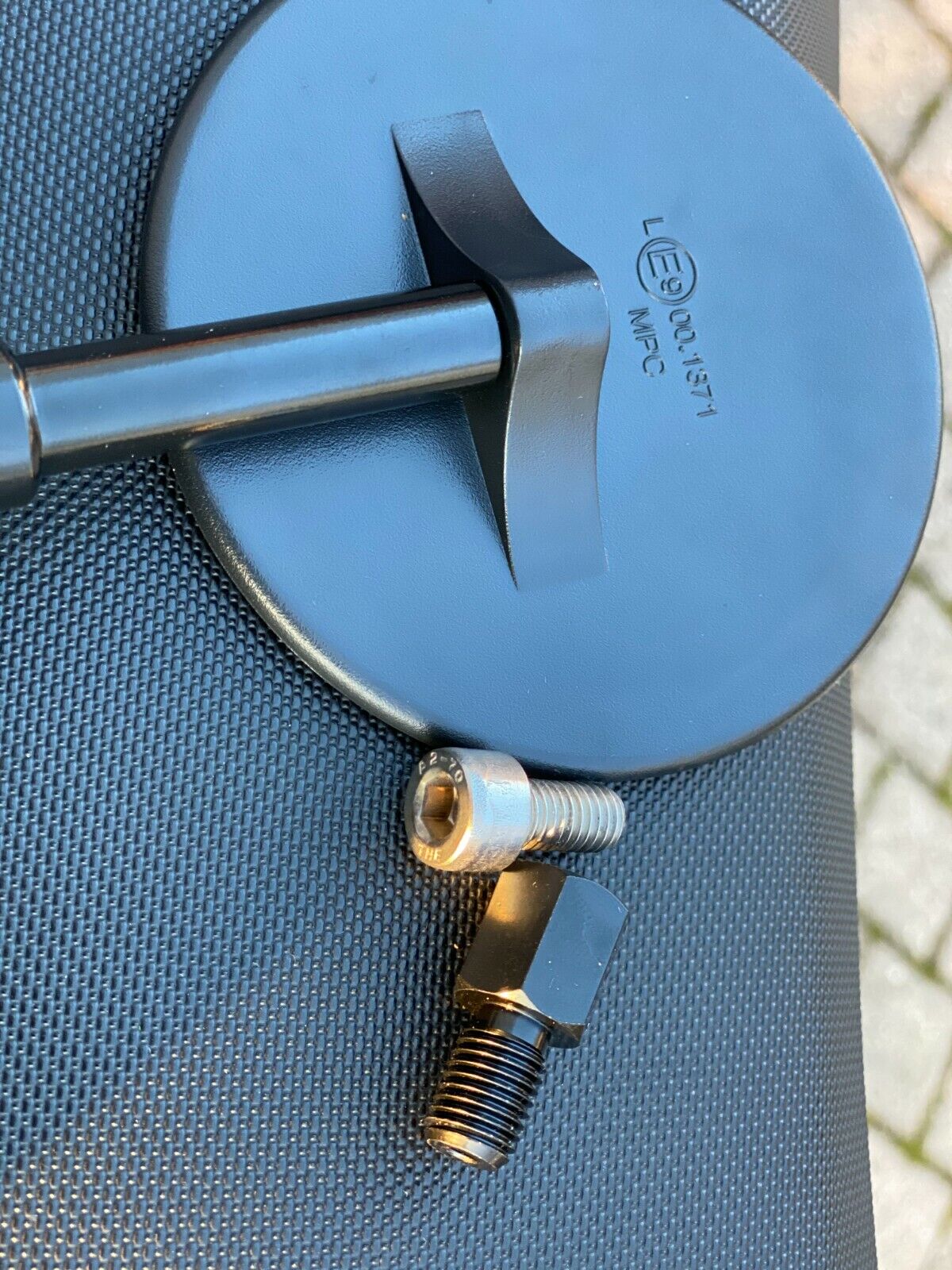 Lenkerendenspiegel E-geprüft inkl Anbaukit Plug & Play kompl. M10 SHIN YO