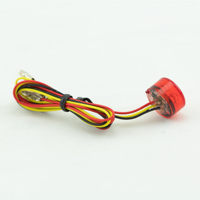 1 x SMD Micro Einbau Rücklicht Bremslicht Zero Glas rot E-geprüft Quad Motorrad