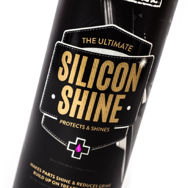 MUC-OFF Motorrad Silikon-Glanz - Spray 500 ml - Glanz auf Metall- Plastikteilen