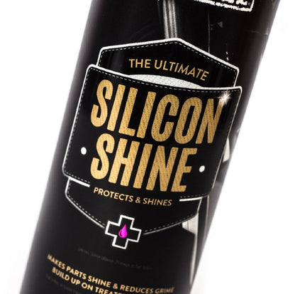 MUC-OFF Motorrad Silikon-Glanz - Spray 500 ml - Glanz auf Metall- Plastikteilen