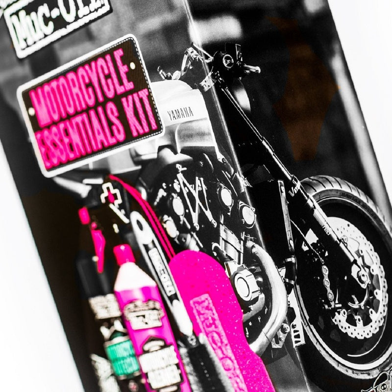 Original Muc Off Motorrad Care Essentials Pflegeset NEU