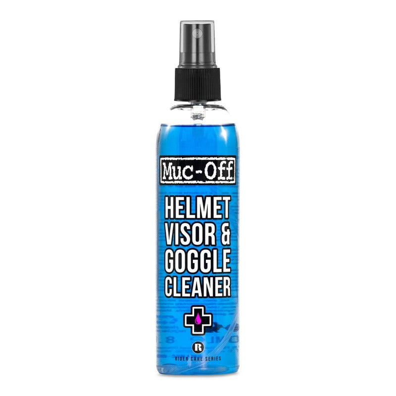 MUC-OFF Helm & Visier Reiniger, Brillenreiniger - 250ml - Sprühflasche