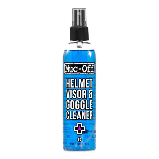 MUC-OFF Helm & Visier Reiniger, Brillenreiniger - 250ml - Sprühflasche
