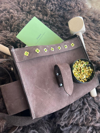 Böllertasche, Schusstasche,  Umhängetasche für Böllerschützen - Echtleder