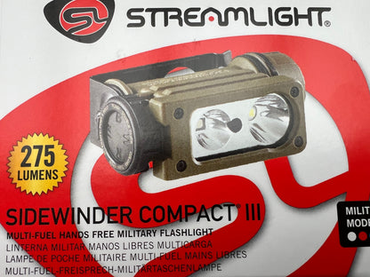 Streamlight Sidewinder Compact III NEU - Lampe f. takt. Helme und Westen - NEU