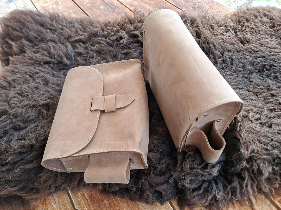Böllertasche, Schusstasche,  Umhängetasche für Böllerschützen - Echtleder