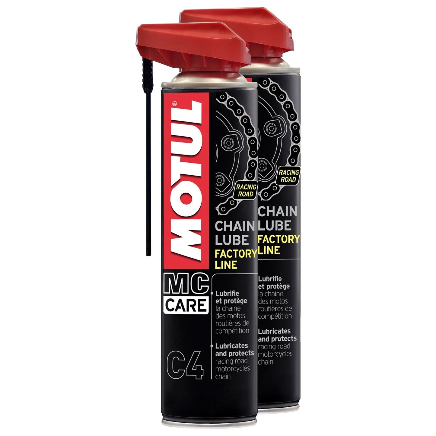 MOTUL MC CARE C4 CHAIN LUBE ROAD 1x400 ml RACING Motorrad Kettenspray